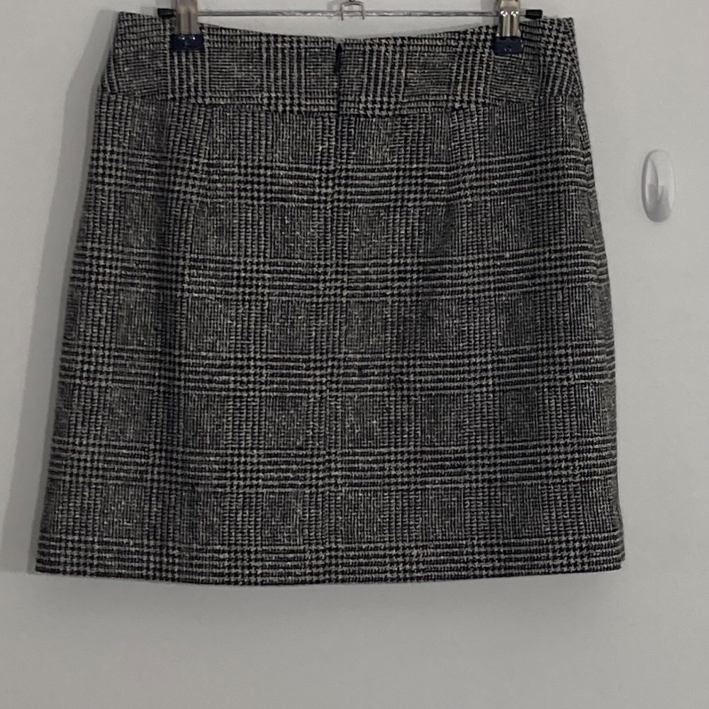 Body By Victoria Womens Skirt 2 Black Plaid Wool Blend Academia Gothic Vixen - Picture 7 of 14